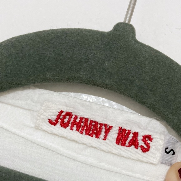 Johnny Was White Floral Embroidered Tunic Blouse Long Sleeves Size S - Picture 7 of 10